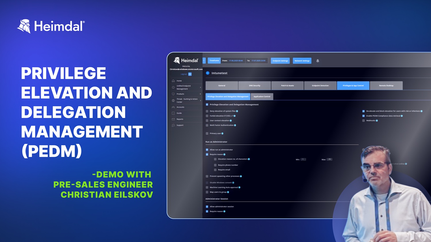 Privilege Elevation and Delegation Management Walkthrough