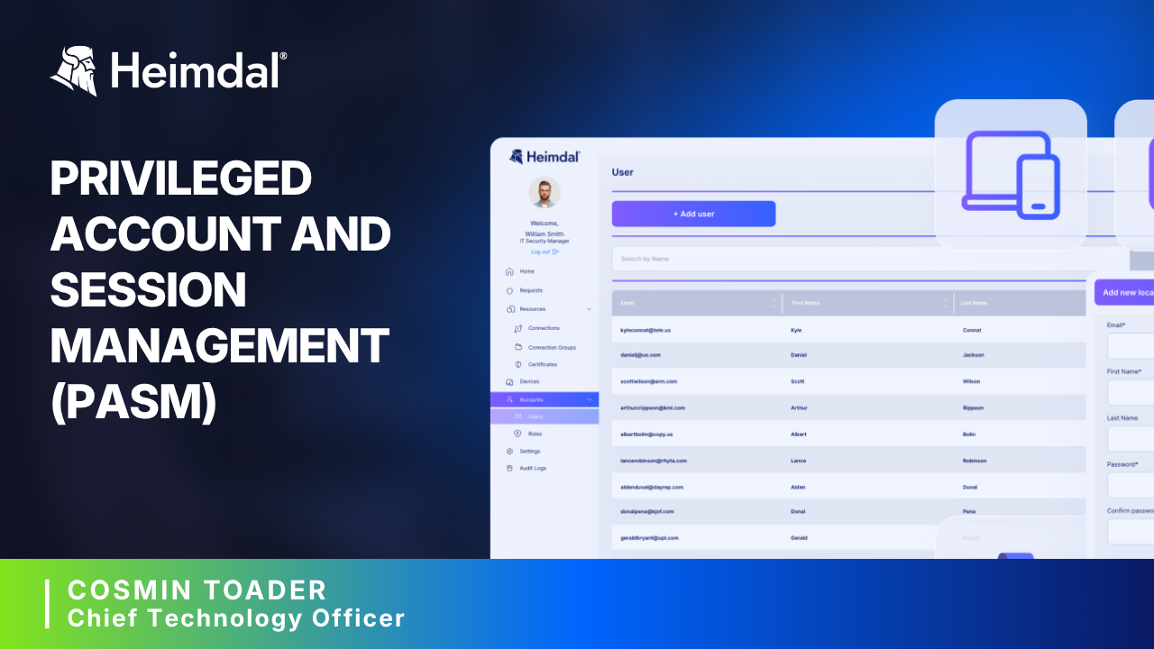 Privileged Account and Session Management (PASM) Demo