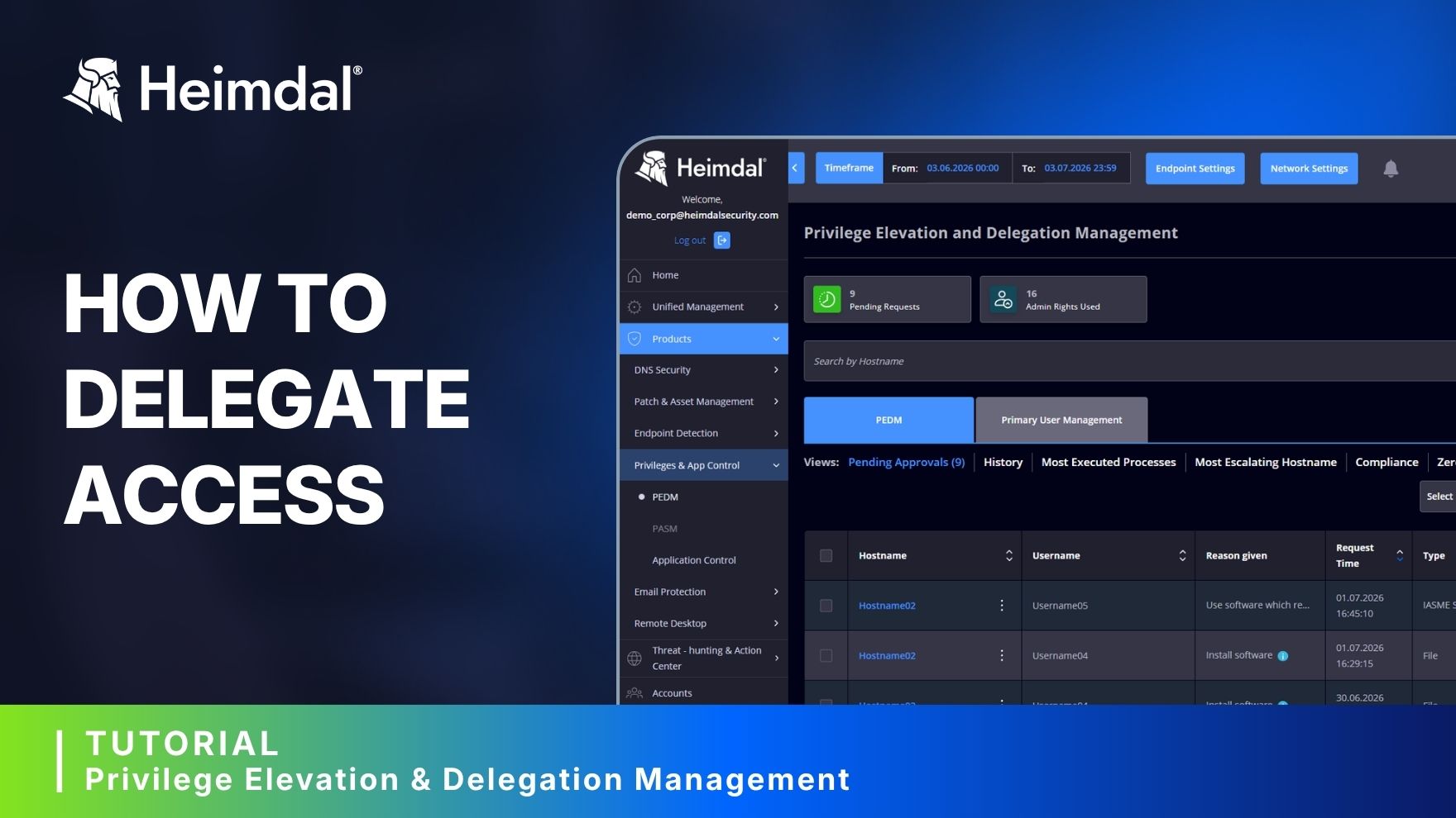 How to Delegate Access with PEDM